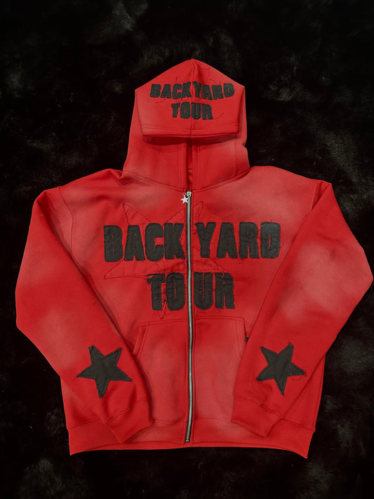 Red and Black "Money Motivated" ZIp-up